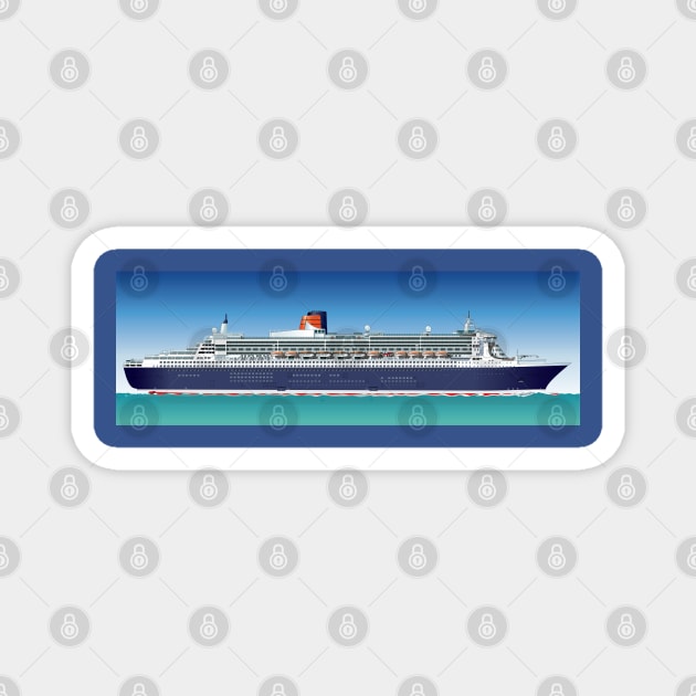 cruise ship Magnet by Mechanik