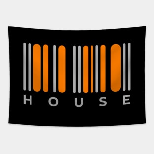 House Barcode Tapestry