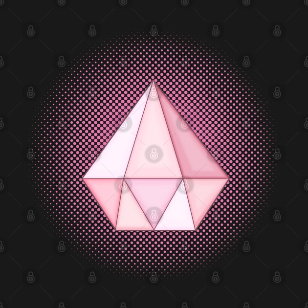 Pink Diamond Gem by Blackmoonrose13