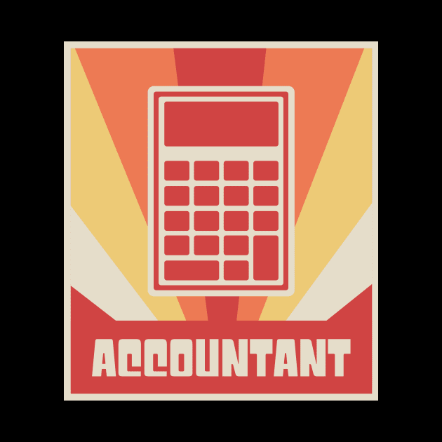 Vintage Calculator | Accountant by MeatMan