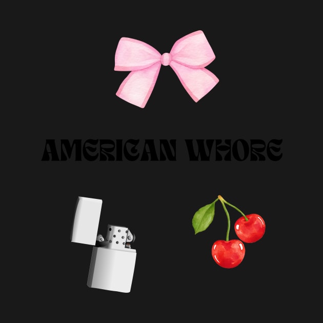 American Whore Song Print Sticker Pack by madiwestdal