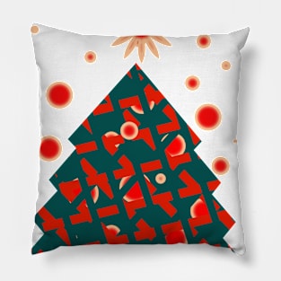 Bubbly Christmas Trees Pillow