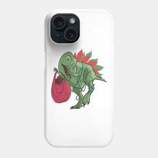 Christmas Tyranosaurus Dabbing Realistic Style Phone Case