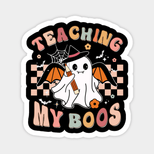 Ghost Halloween Teaching Boos Magnet