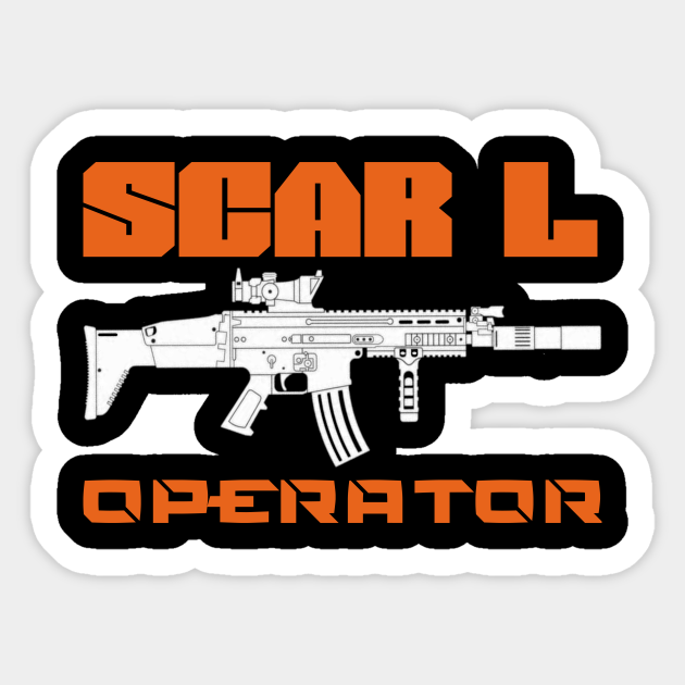 Scar L Operator Rifles Sticker Teepublic