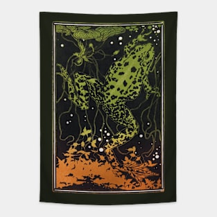 Swimming frog Tapestry