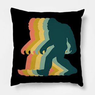 Bigfoot Retro Design Pillow