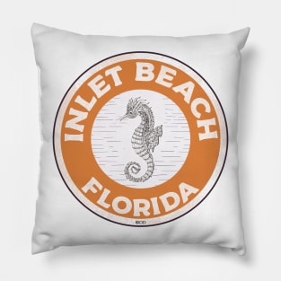 Inlet Beach Florida Crab 30A 30 A Emerald Coast Walton County Pillow