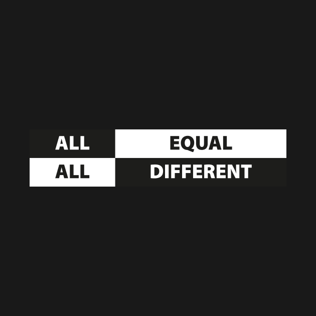 Different but Equal by yustyle