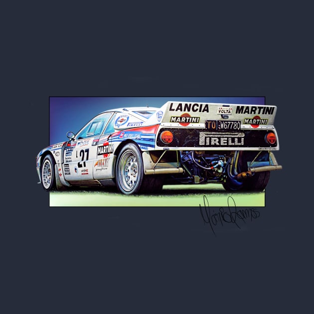 Lancia 037 Group B by Mario Ramos Rally Art