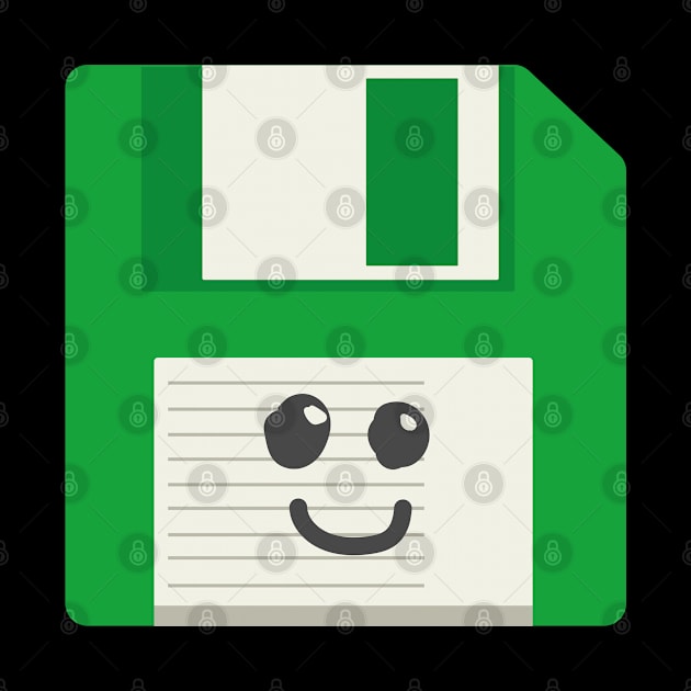 Vintage Floppy Disk | Retro Computer | Nerd and Geek by Fluffy-Vectors