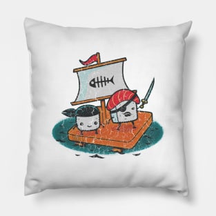 Pirate Sushi Funny Pillow