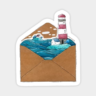 Sea Envelope Magnet