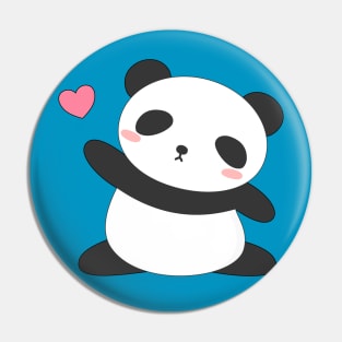 Kawaii Cute Panda Bear T-Shirt Pin