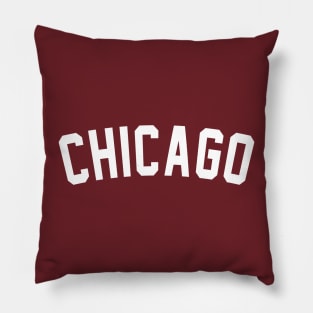 Chicago White Pillow