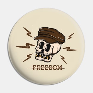 Freedom (black) Pin