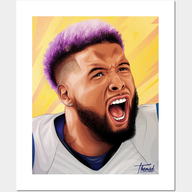  XIAOXIN Odell Beckham Jr Sports Celebrity Poster Art Dorm  Hallway 3 Canvas Poster Wall Art Decor Print Picture Paintings for Living  Room Bedroom Decoration Unframe:20x30inch(50x75cm): Posters & Prints