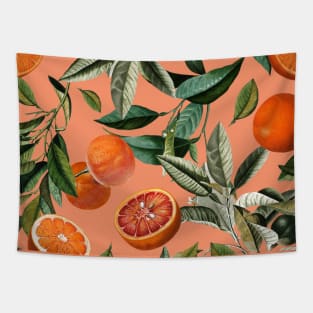 Vintage Fruit Pattern XII Tapestry