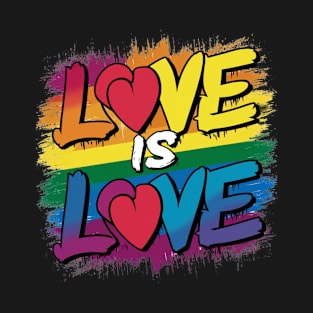 Love Is Love Gay Lesbian Pride T-Shirt