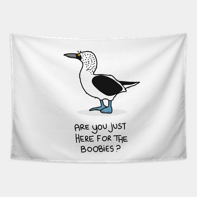 Grumpy Booby Tapestry by grumpyanimals