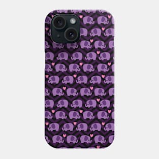 Pastel Goth Purple Elephant Phone Case