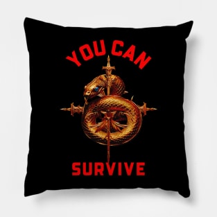 Hunger Games Snake - Survive Pillow