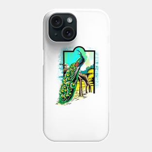 An adorable peacock Phone Case