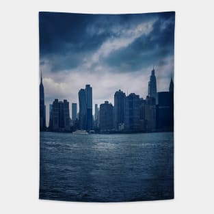 Manhattan Skyline New York City Tapestry