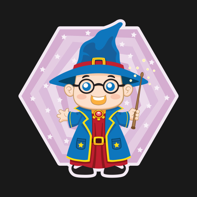 Discover Wizard Kid - Wizard - T-Shirt