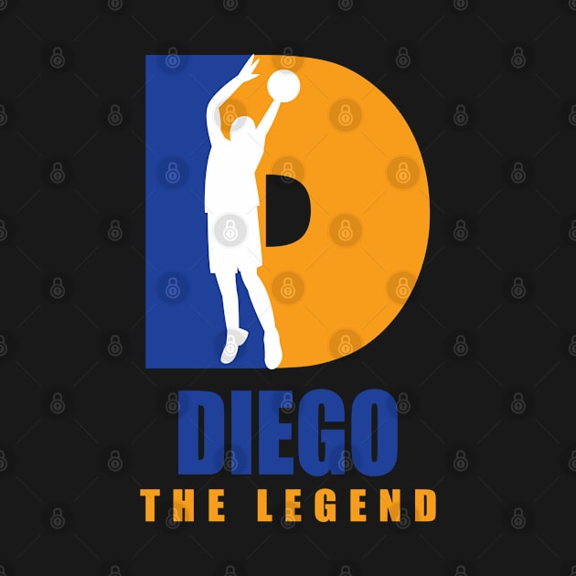 Diego Custom Player Basketball Your Name The Legend by Baseball Your Name