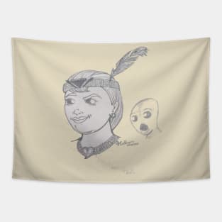 Roaring 20s ghost and friend Tapestry