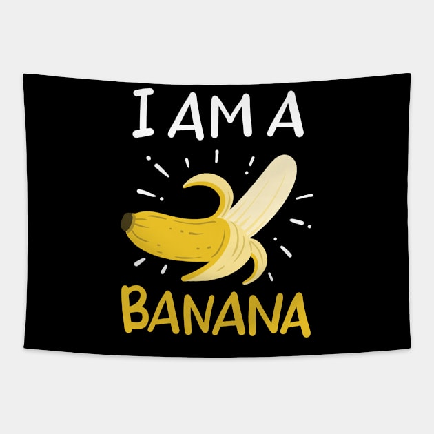 Banana Fruit Banana Costume Tapestry by KAWAIITEE