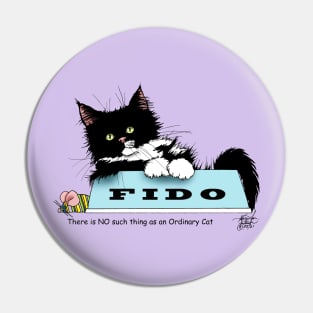 No Ordinary Cat Pin