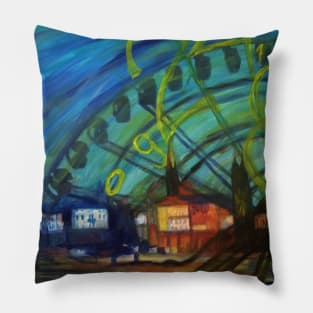 Golden Time of My City Pillow