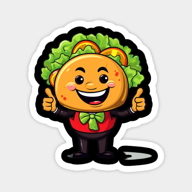 kawaii Taco T-Shirt cute potatofood funny Magnet by nonagobich