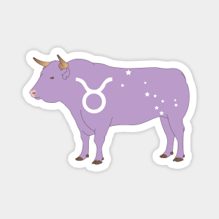 Taurus (Light Purple) Magnet