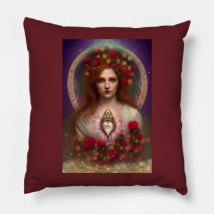 Mary Sacred Heart Pillow