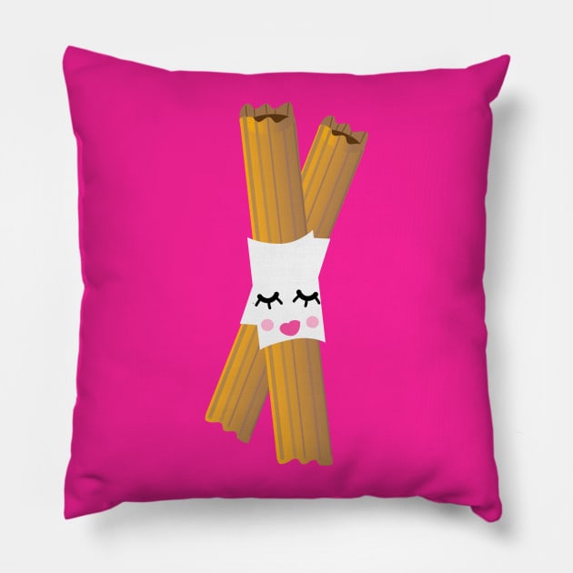 Kawaii Churro Pillow by Funpossible15