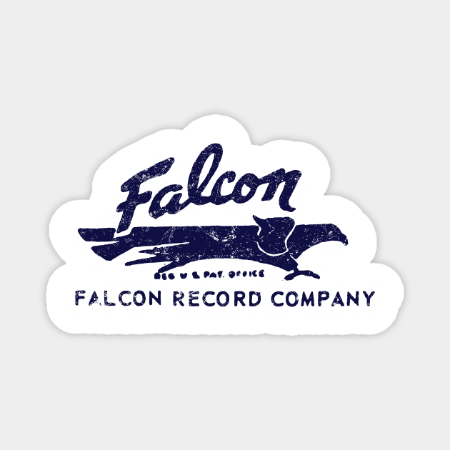 Falcon Record Company Magnet by MindsparkCreative