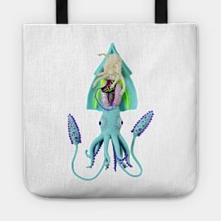 Anatomy of Blue Squid Tote