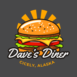 Dave's Diner Dave the Cook The Brick Northern Exposure Cicely Alaska T-Shirt