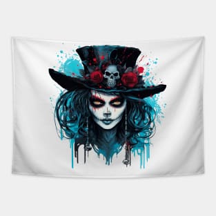 New Orleans Witch Voodoo doctor goth ghost Southern Gothic Tapestry