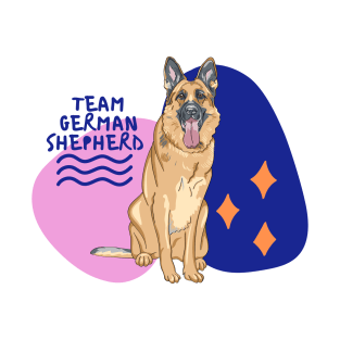 Team German shepherd, dog lovers, German shepherd lovers T-Shirt