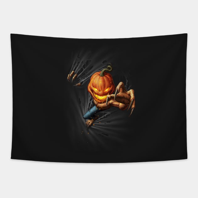 Pumpkin Within Tapestry by chriskar