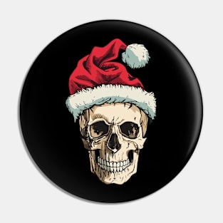 Christmas skull Pin