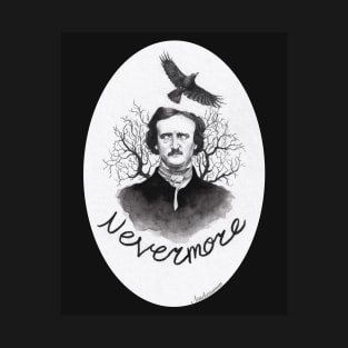 Edgar Allan Poe - Gothic Art T-Shirt