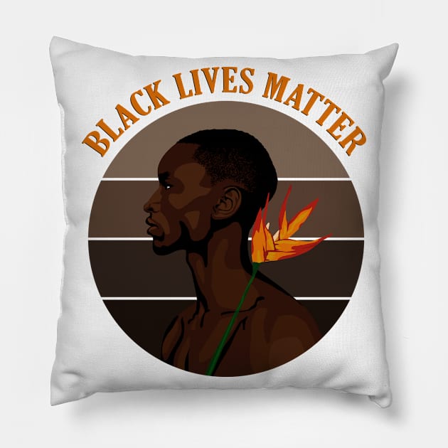 Black Lives Matter 3 by Mrs Green Pillow by Mrs Green