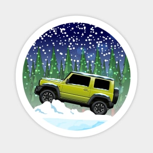 Jimny Snowy Adventure Magnet