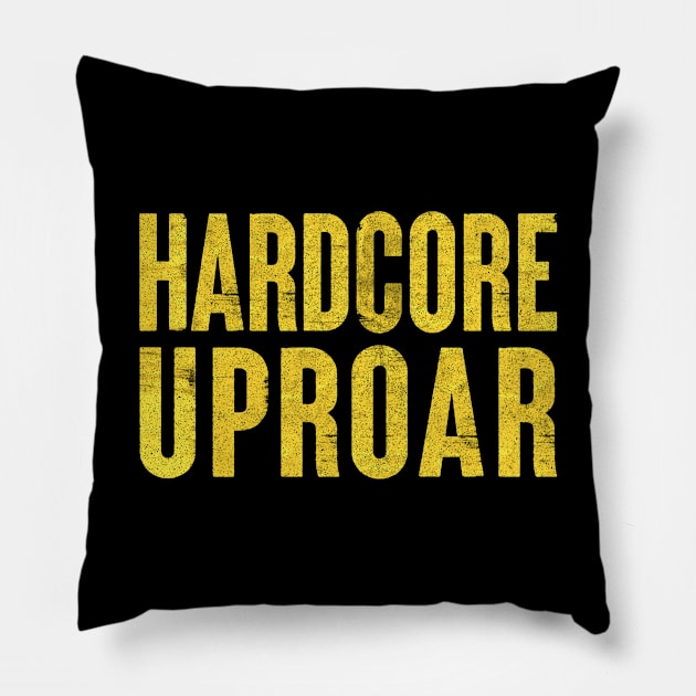 Hardcore Uproar /// 90s Rave Fan Design Pillow by CultOfRomance