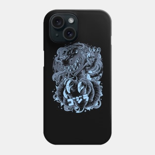 T-Rex Terror Striking Fear in the Hearts of the Prey Phone Case